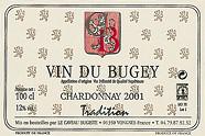 LE CAVEAU BUGISTE Chardonnay Tradition  2001