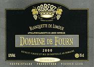 DOM. DE FOURN Brut Carte noire  2000