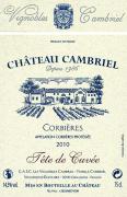 Ch. Cambriel Tête de cuvée 2010