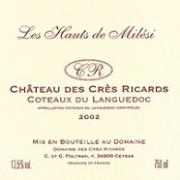 CH. DES CRES RICARDS Les Hauts de Milési  2002