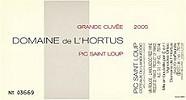 Dom. de L'Hortus Pic Saint-Loup Grande Cuvée  2005