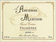 DOM. DE L'ANCIENNE MERCERIE Cuvée Couture  2000