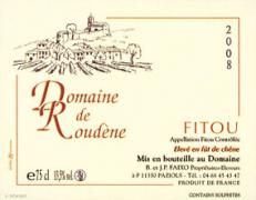 Dom. de Roudène Élevé en fût de chêne 2008