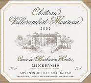 CH.  VILLERAMBERT-MOUREAU Cuvée des Marbreries Hautes  2000
