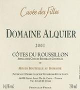 DOM. ALQUIER Cuvée des Filles  2001