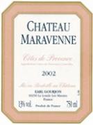 CH. MARAVENNE Collection privée  2002