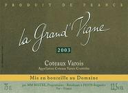 LA GRAND'VIGNE  2003