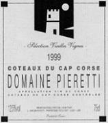 DOM. PIERETTI Coteaux du Cap Corse Sélection Vieilles vignes  1999