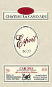 CH. LA CAMINADE Esprit  2000
