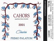PRIMO PALATUM Classica  2001