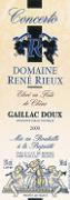 DOM. RENE RIEUX Doux Concerto Elevé en fût de chêne  2000