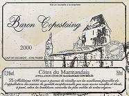 BARON COPESTAING Elevé en fût de chêne  2000