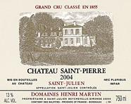 Ch. Saint-Pierre  2004