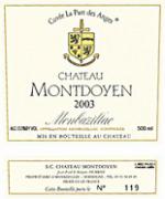 Ch. Montdoyen Cuvée La Part des Anges  2003