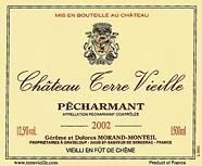 CH. TERRE VIEILLE Vieilli en fût de chêne  2002