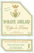 DOM. AMBLARD Sec Sauvignon  2004