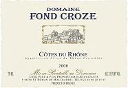 DOM. FOND CROZE  2000