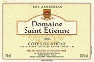 DOM. SAINT ETIENNE Les Albizzias  2003