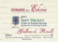DOM. L'ECHEVIN Saint Maurice Guillaume de Rouville  2001