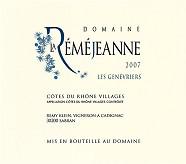 Dom. la Réméjeanne Les Genévriers  2007