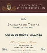 SAVEURS DU TEMPS Vieilles Vignes  2001