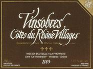 LA VINSOBRAISE Vinsobres Cuvée Terroir  2003