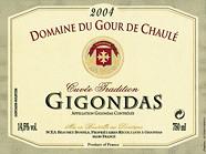 Dom. du Gour de Chaulé Cuvée Tradition  2004