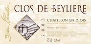 DIDIER CORNILLON Clos de Beylière  2003