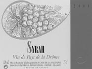 CAVE DE LA VALDAINE Syrah  2000