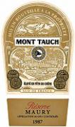 Mont-Tauch Réserve Élevé en fût de chêne  1987