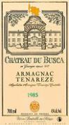 Ch. du Busca Armagnac Ténarèze  1985