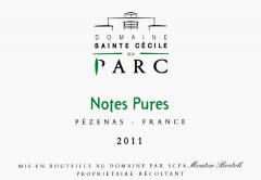Dom. Sainte-Cécile du Parc Caux Notes pures 2011