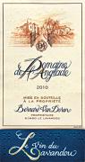 Dom. de l'Anglade Le Vin du Lavandou 2010