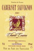 CHANTE COUCOU Cabernet-sauvignon  2003