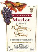 Dom. l'Oppidum des Cauvins Merlot Cassus  2008