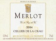 CELLIER DE LA CRAU Merlot  2004