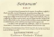 Les Vins de Vienne Sotanum  2004