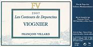 François Villard Viognier Les Contours de Deponcins  2007
