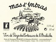 MAS D'INTRAS Cabernet-sauvignon  2003