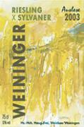 HANS-HEINRICH ET DORA HAUG-FREI Weininger Riesling sylvaner Auslese  2003