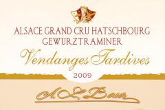 A. L. Baur Hatschbourg Gewurztraminer Vendanges tardives 2009