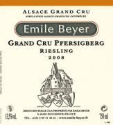 Émile Beyer Pfersigberg Riesling 2008