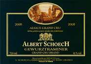 Albert Schoech Brand Gewurztraminer 2008