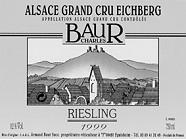 CHARLES BAUR Eichberg Riesling 1999