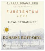 DOM. BOTT-GEYL Furstentum Gewurztraminer Grains Passerillés 2003