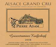 Dom. Pierre Adam Kaefferkopf Gewurztraminer 2008