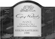 GUY WACH Kastelberg Riesling 1999