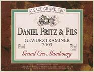 DANIEL FRITZ ET FILS Mambourg Gewurztraminer 2003