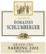 DOM. SCHLUMBERGER Saering Riesling L'Anneau de mer 2002