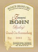 FRANCOIS BOHN Sommerberg Riesling 2002